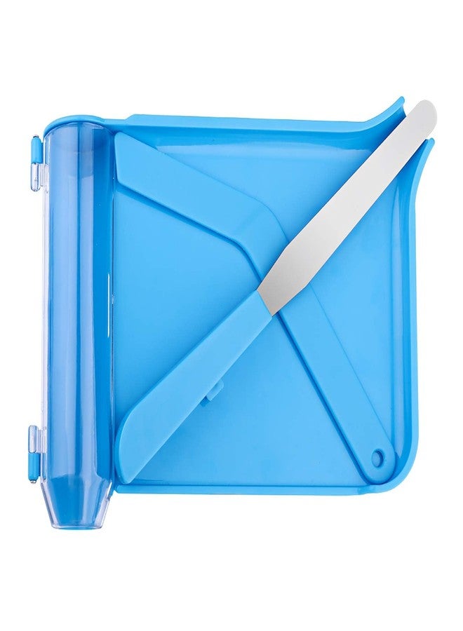 Opret Right Hand Pill Counting Tray with 2 Spatulas, Pill Counter with A Straight Spatula & A L-Spatula for Pharmacy to Count Meds Pills Tablets - Image 1